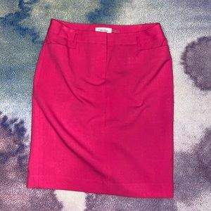 Women’s Calvin Klein Hot Pink Pencil Skirt Size 4